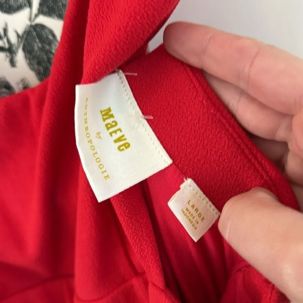 Maeve cutout ruffle side slit maxi - Picture 4 of 7